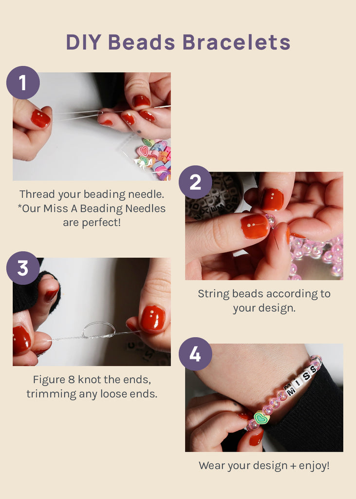 DIY Jewelry Making- Miss A Clear Elastic String JEWELRY - Shop Miss A