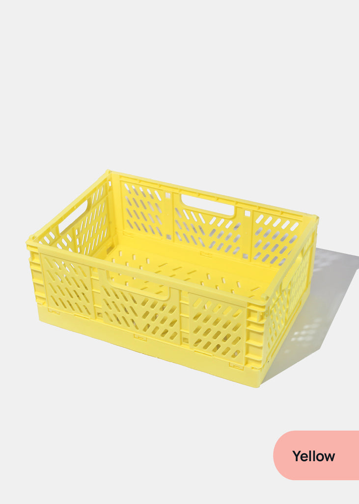 A+ Collapsible Folding Crates- Large Yellow LIFE - Shop Miss A