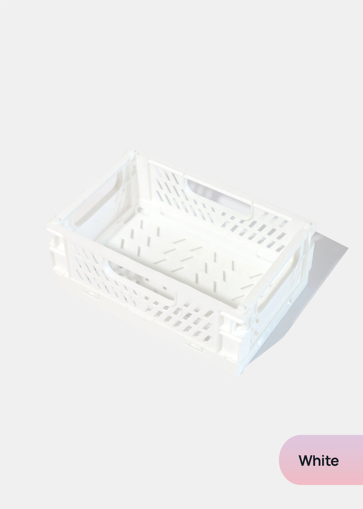 Collapsible Folding Crates- Small White LIFE - Shop Miss A