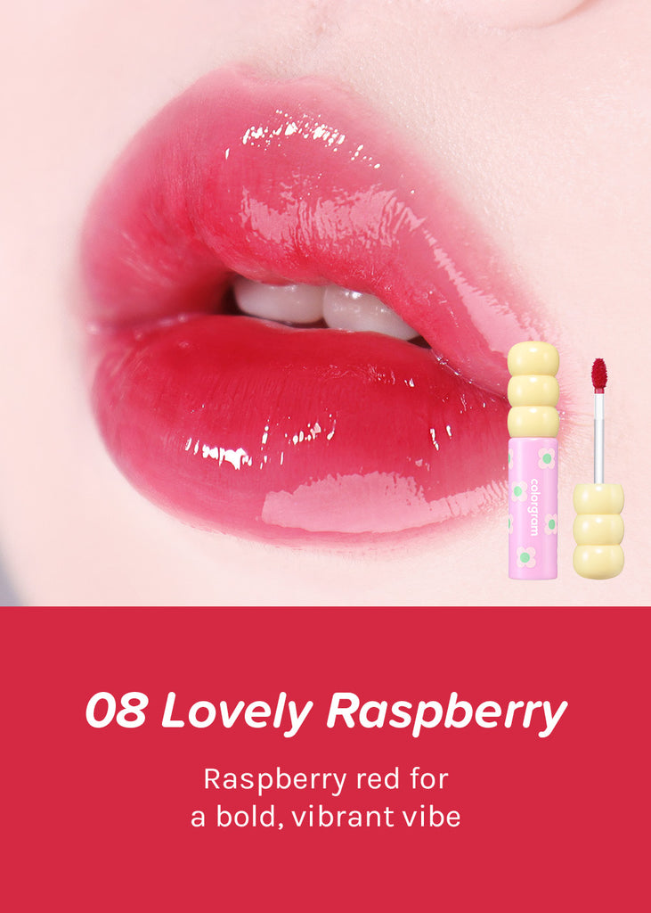 colorgram Fruity Glass Tint 08 Lovely Raspberry Seoul Scandal - Shop Miss A