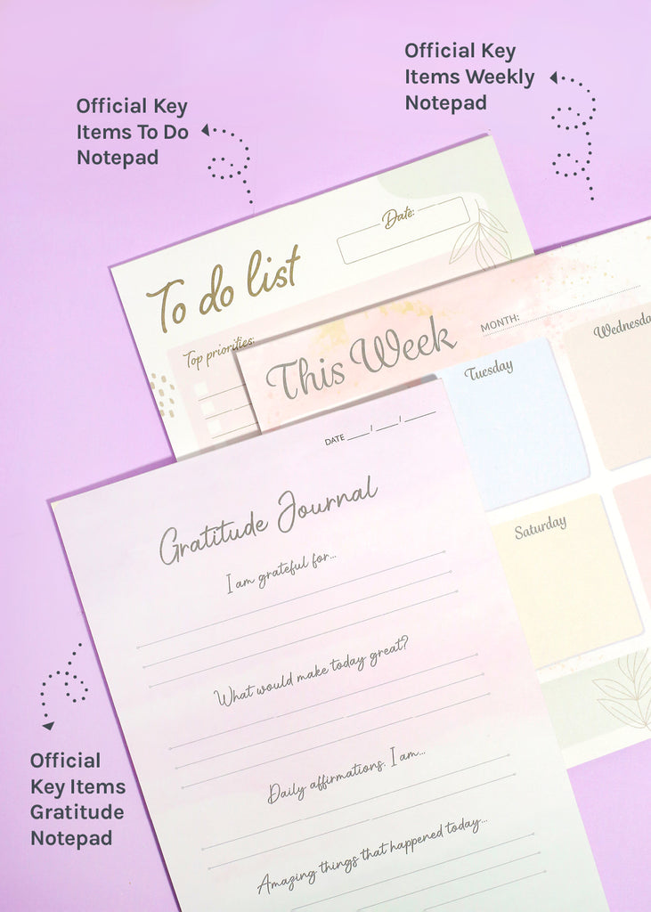 Official Key Items Gratitude Notepad  LIFE - Shop Miss A
