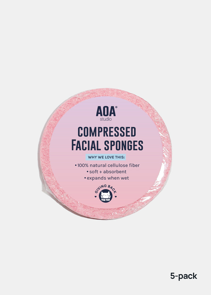 AOA Compressed Facial Sponges 5-pack Skincare - Shop Miss A