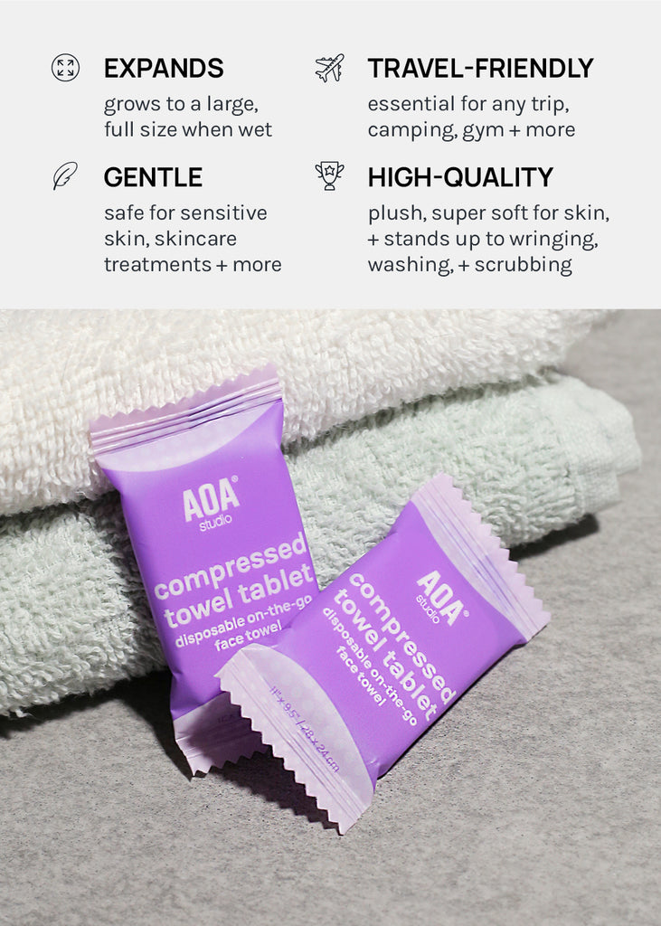 AOA Compressed Towel Tablets  COSMETICS - Shop Miss A