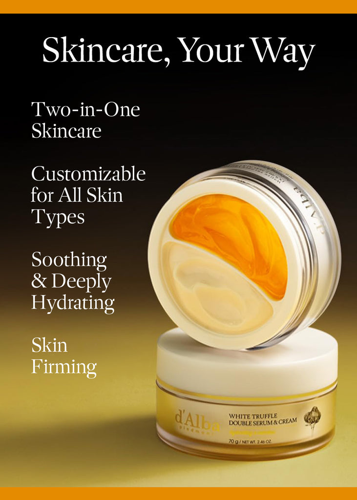 d’Alba White Truffle Double Serum & Cream 70g Seoul Scandal - Shop Miss A