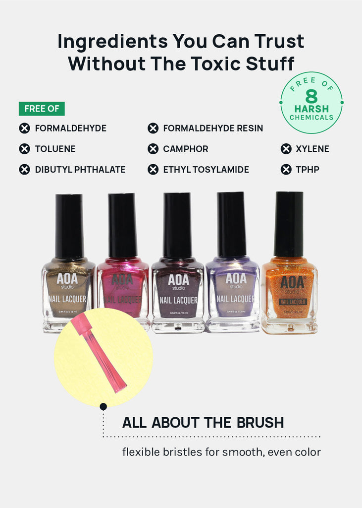 AOA Studio Nail Polish - Dark Shimmers – Shop Miss A