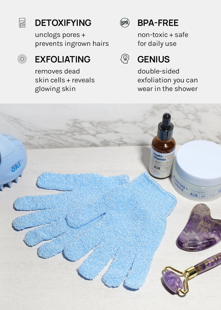 AOA Exfoliating Bath Gloves  Skincare - Shop Miss A