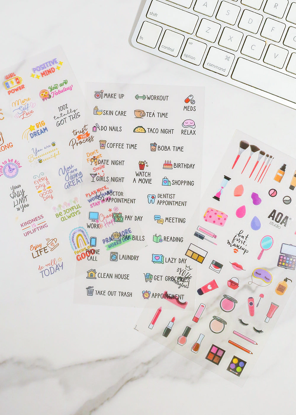 Sticker Keys Pink Official Key Items Sticker Sheet – Shop Miss A