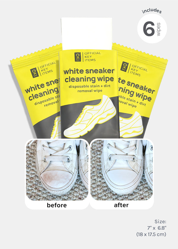 Official Key Items White Sneaker Cleaning Wipes  LIFE - Shop Miss A