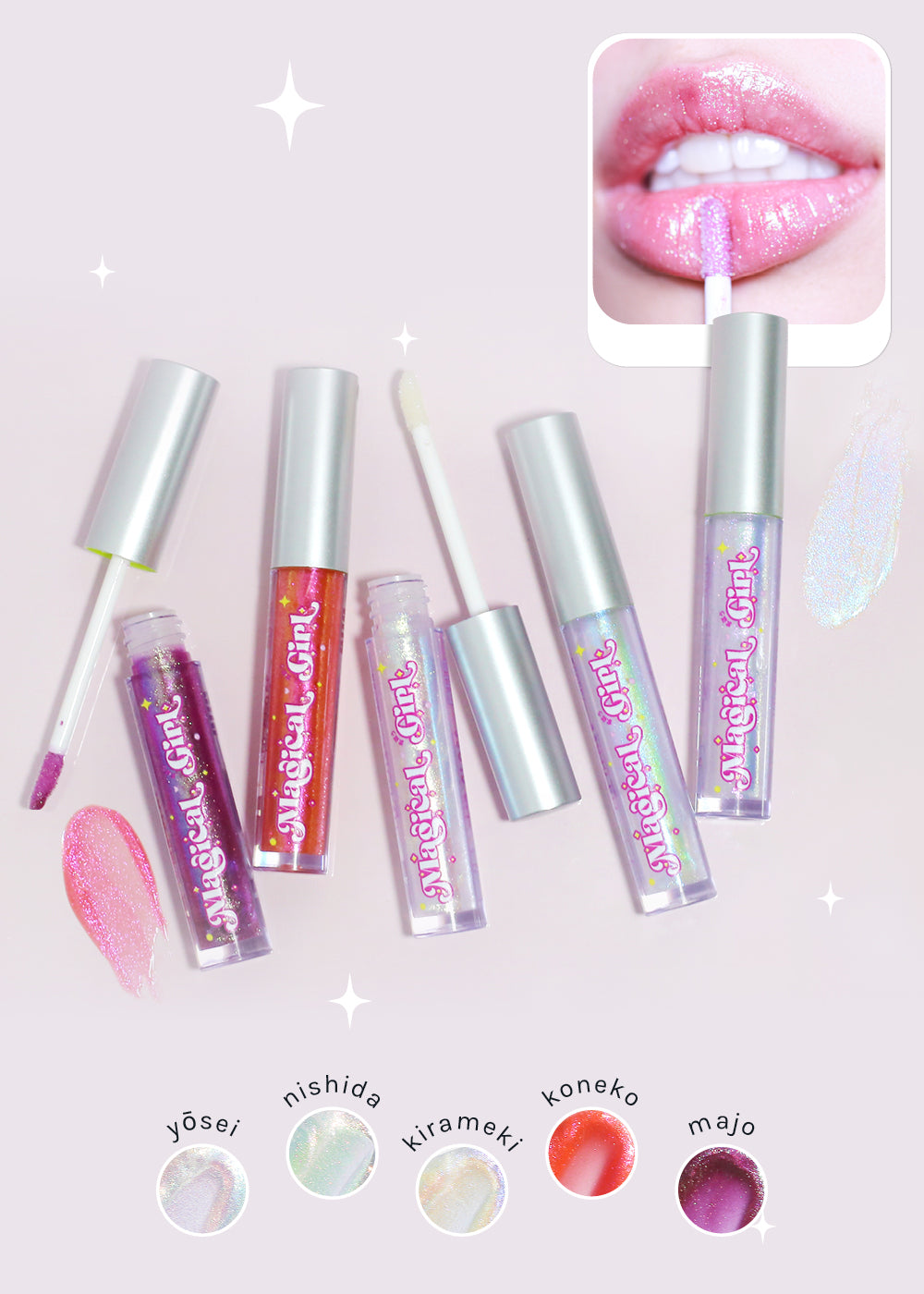 p.c.d magic young look lip gloss PCD Red 20ml Get Glossy with the HALF MAGIC Magic Drip Lip Gloss AOA Magical Girl Iridescent Lip