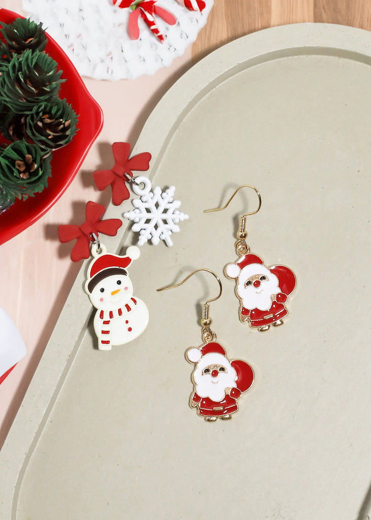 Miss A Christmas Earrings - Santa  JEWELRY - Shop Miss A