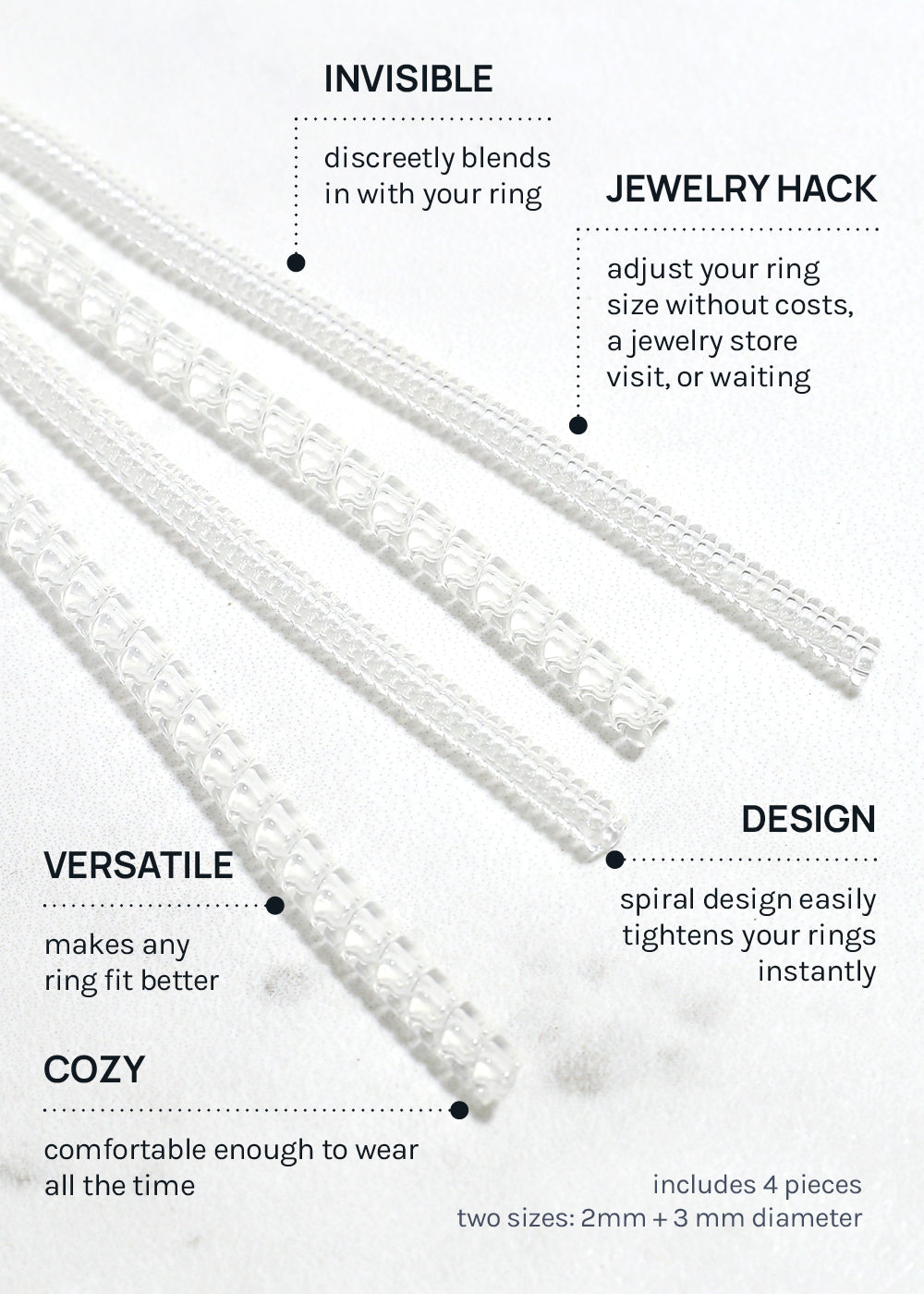Miss A Ring Size Adjusters Shop Miss A