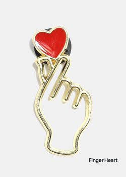 Miss A Luxe Shoe Charm - Love Finger Heart ACCESSORIES - Shop Miss A