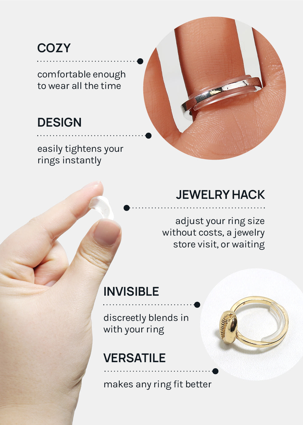 Size Adjuster A+ Ring Size Adjusters – Shop Miss A