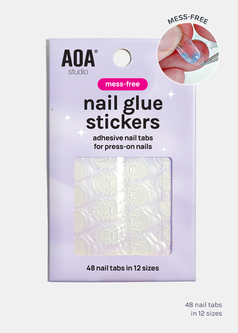 AOA Messfree Nail Glue Stickers Shop Miss A