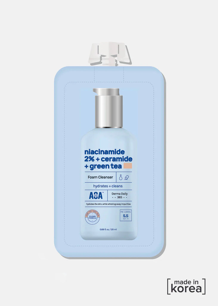 AOA Skin Niacinamide 2% Ceramide Green Tea Foam Cleanser  COSMETICS - Shop Miss A