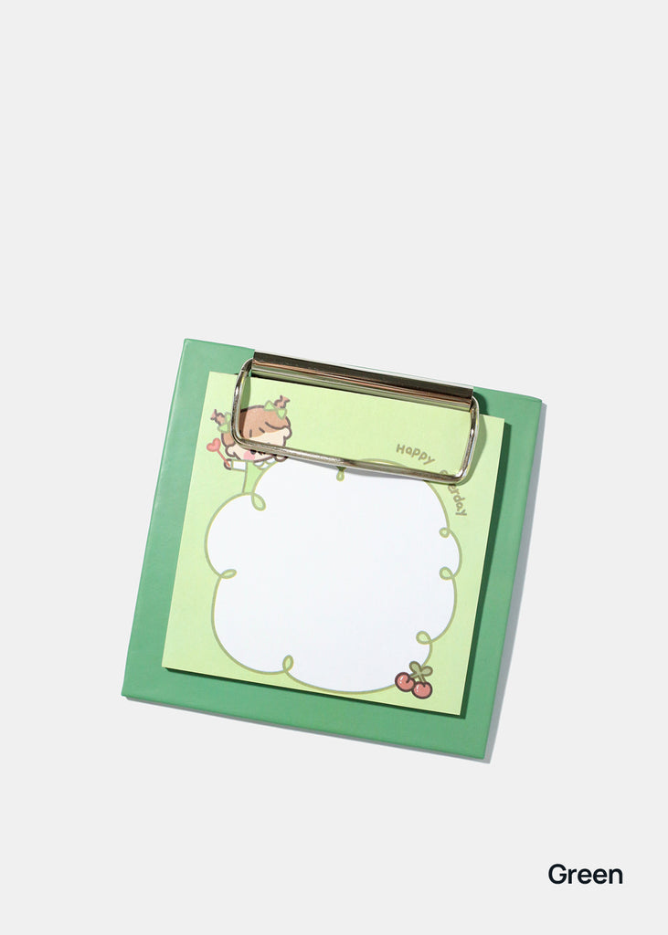 Official Key Items Notepad + Clipboard Green ACCESSORIES - Shop Miss A