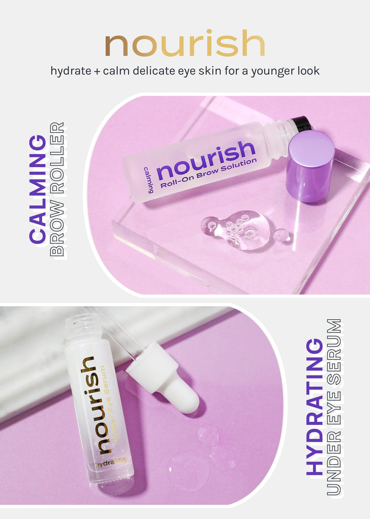AOA Nourish Hydrating Under Eye Serum + Calming Roll-On Brow Solution  COSMETICS - Shop Miss A