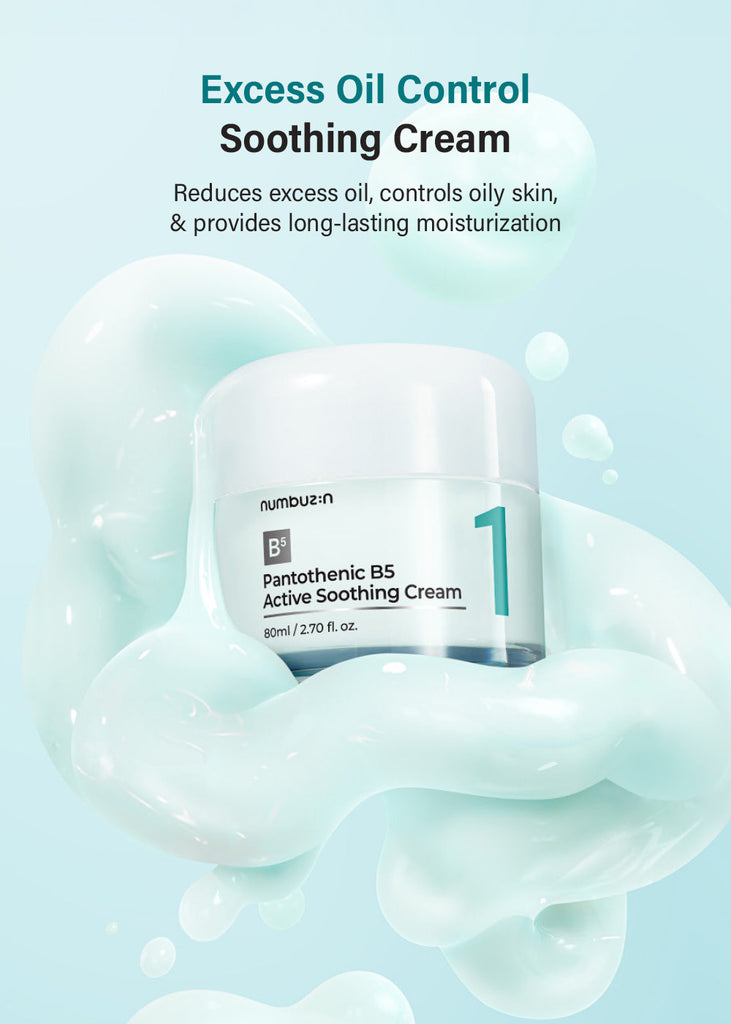 numbuzin No. 1 Pantothenic B5 Active Soothing Cream 80ml Seoul Scandal - Shop Miss A