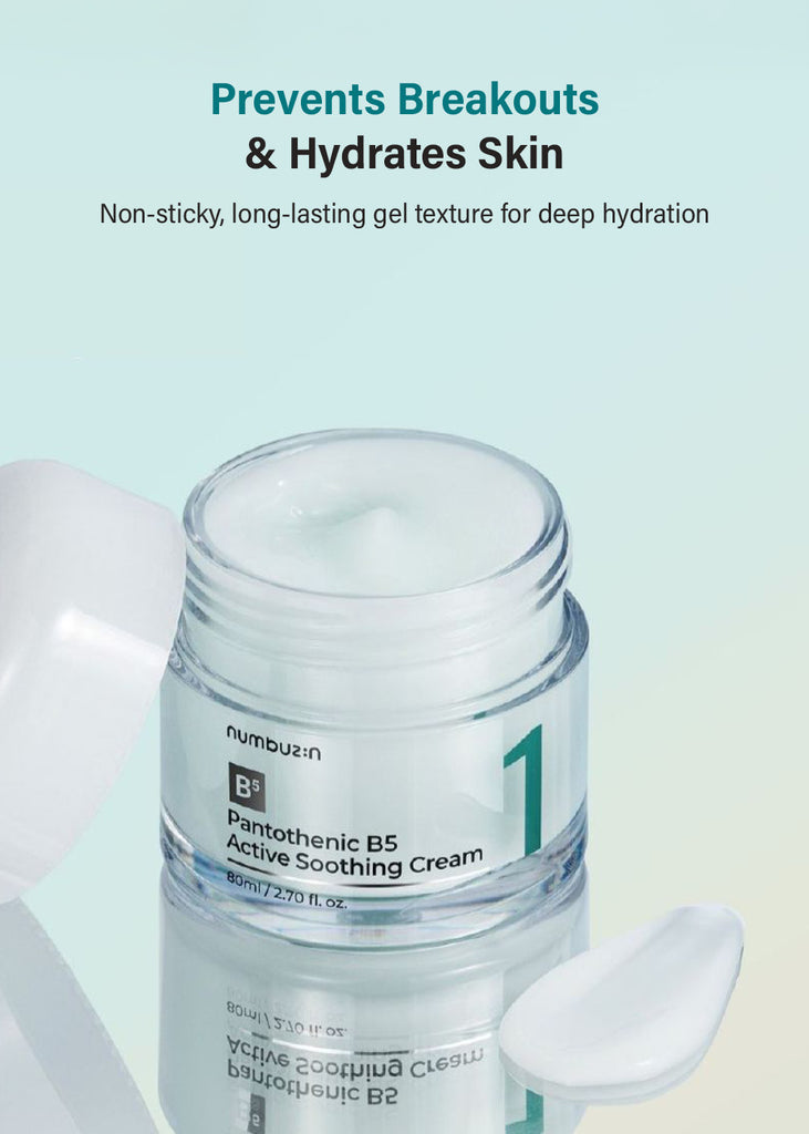 numbuzin No. 1 Pantothenic B5 Active Soothing Cream 80ml Seoul Scandal - Shop Miss A