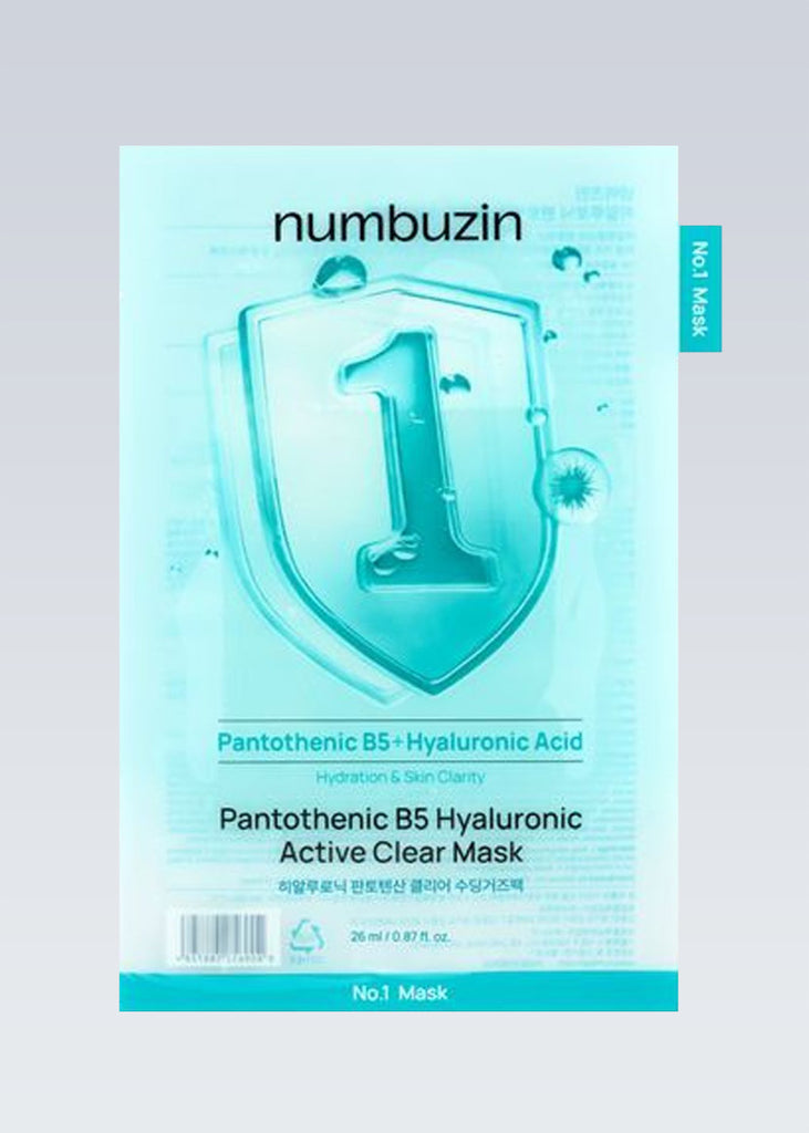 numbuzin No. 1 Pantothenic B5 Hyaluronic Active Clear Mask Seoul Scandal - Shop Miss A