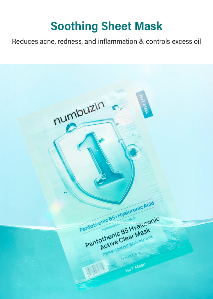 numbuzin No. 1 Pantothenic B5 Hyaluronic Active Clear Mask Seoul Scandal - Shop Miss A