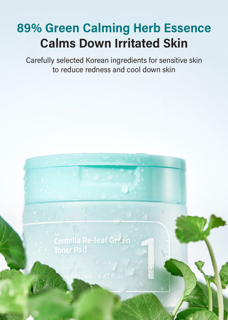 numbuzin No. 1 Centella Re-Leaf Green Toner Pad (70 pads) Seoul Scandal - Shop Miss A