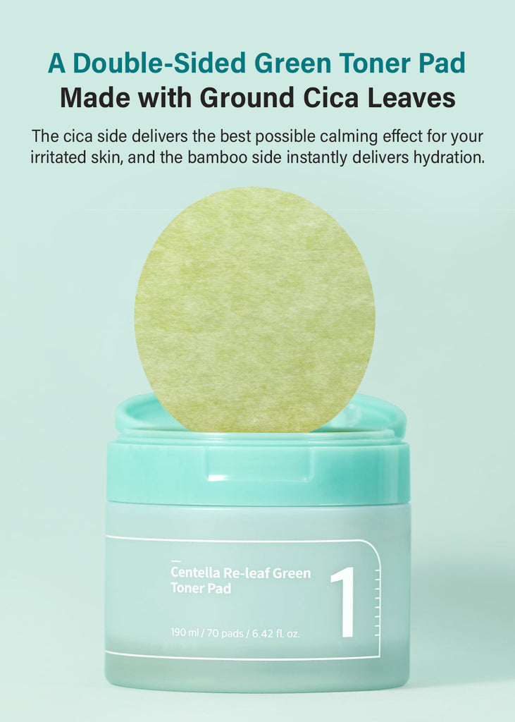 numbuzin No. 1 Centella Re-Leaf Green Toner Pad (70 pads) Seoul Scandal - Shop Miss A