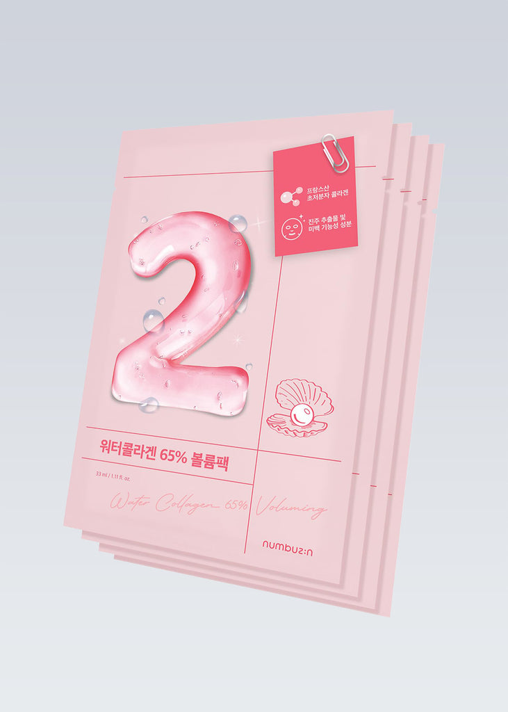 numbuzin No. 2 Water Collagen 65% Voluming Sheet Mask Seoul Scandal - Shop Miss A