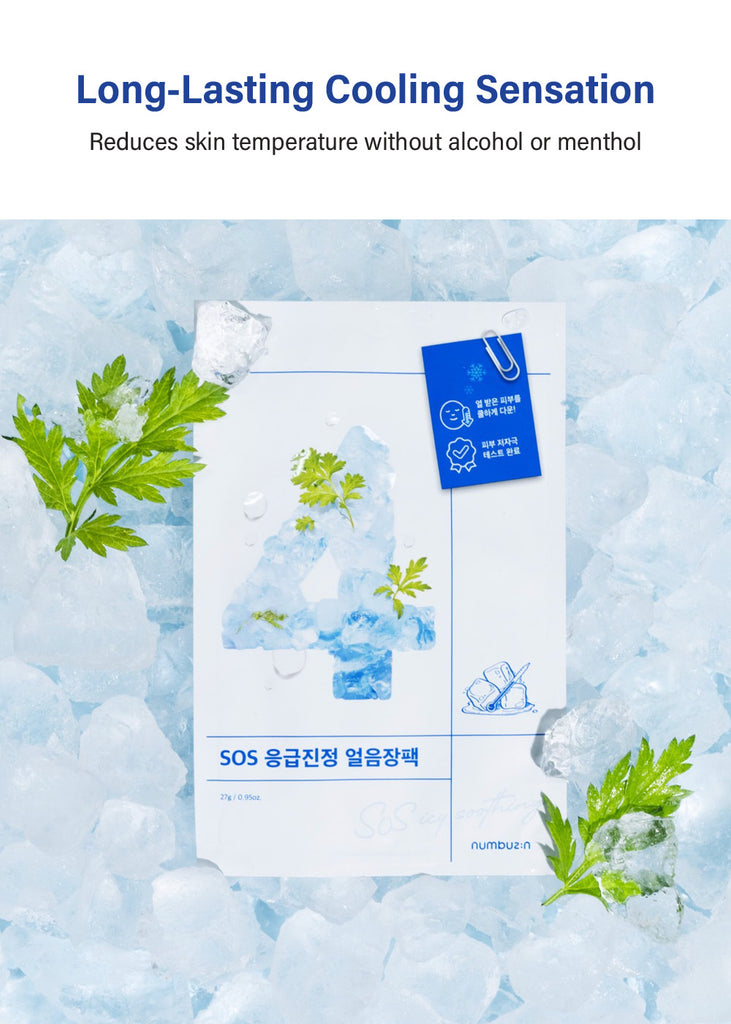 numbuzin No. 4 Icy Soothing Sheet Mask Seoul Scandal - Shop Miss A