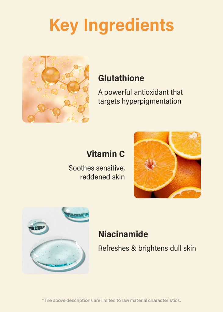 numbuzin No. 5+ Glutathione Vitamin Sheet Mask Seoul Scandal - Shop Miss A