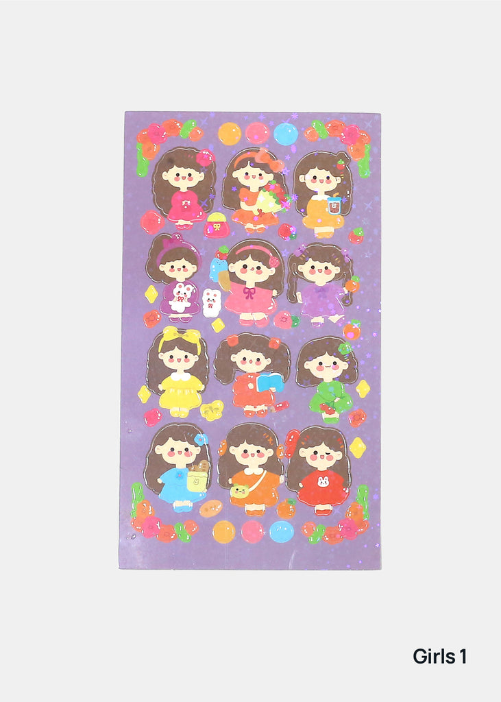 Official Key Items Sticker Sheet - Girls Girls 1 ACCESSORIES - Shop Miss A