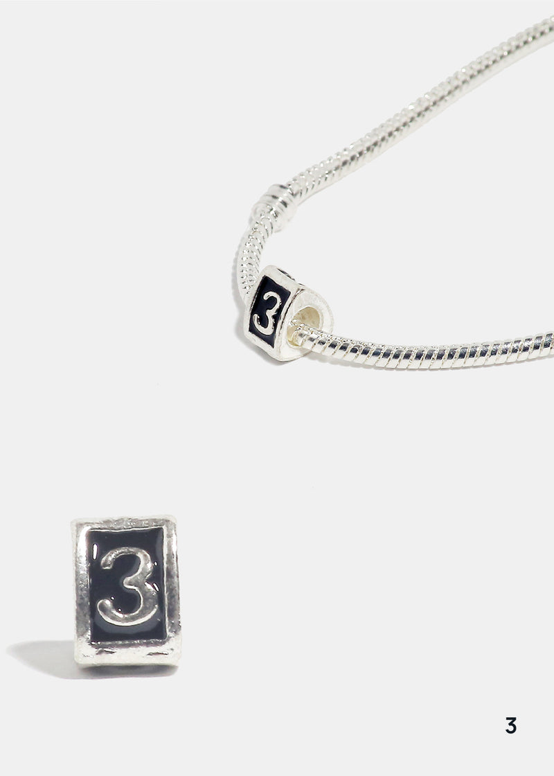 Miss A Bead Charm - Numbers 3 CHARMS - Shop Miss A