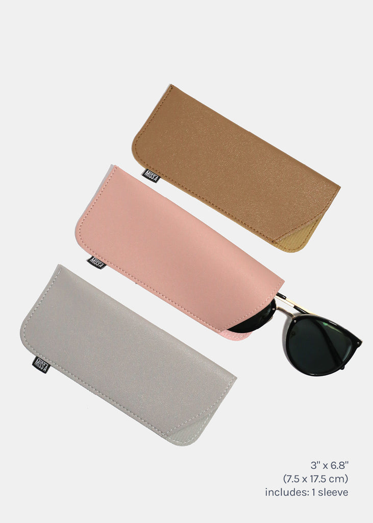 Miss A Vegan Leather Glasses Sleeves  ACCESSORIES - Shop Miss A
