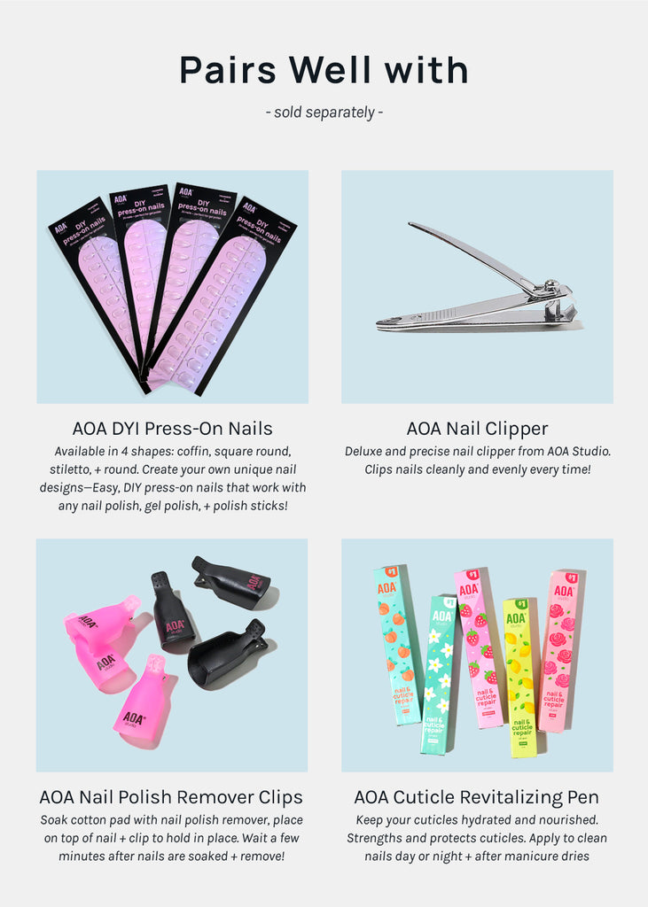 AOA Paw Paw Gel Polish Strips: Silver Lining  NAILS - Shop Miss A
