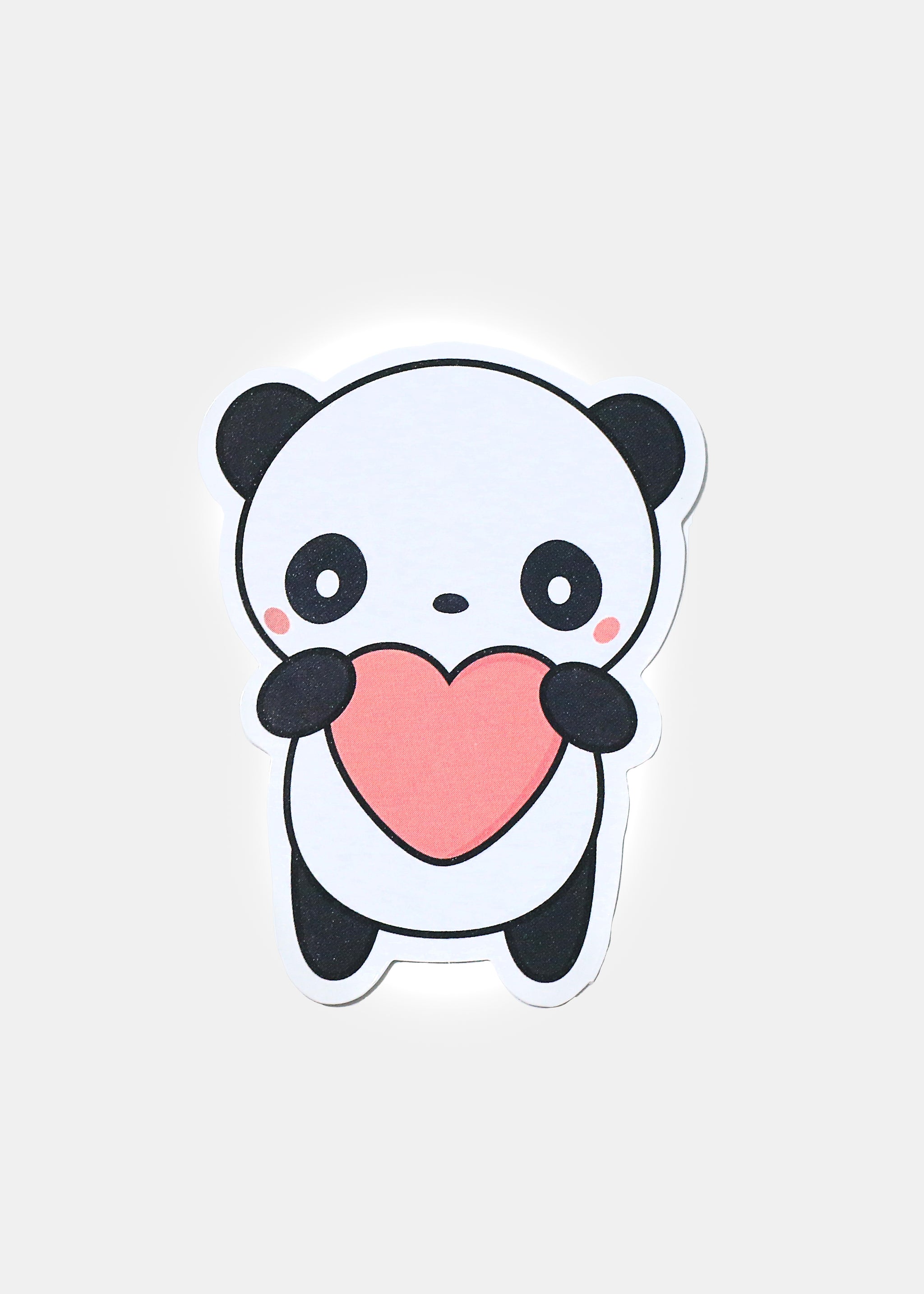 Pack De 11 Stickers Adhésifs En Forme De Cœurs Pandas - MECANORMA - Idéal Déco