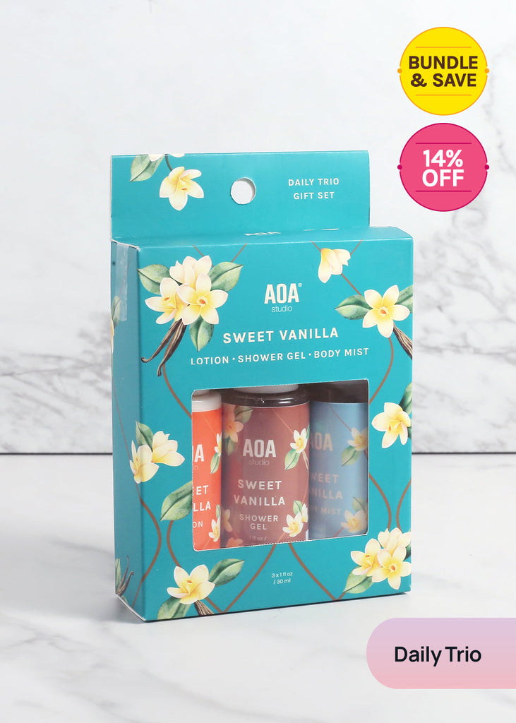 AOA Lotion, Shower Gel & Body Mist - Sweet Vanilla I Want All (Save 14%!) Skincare - Shop Miss A