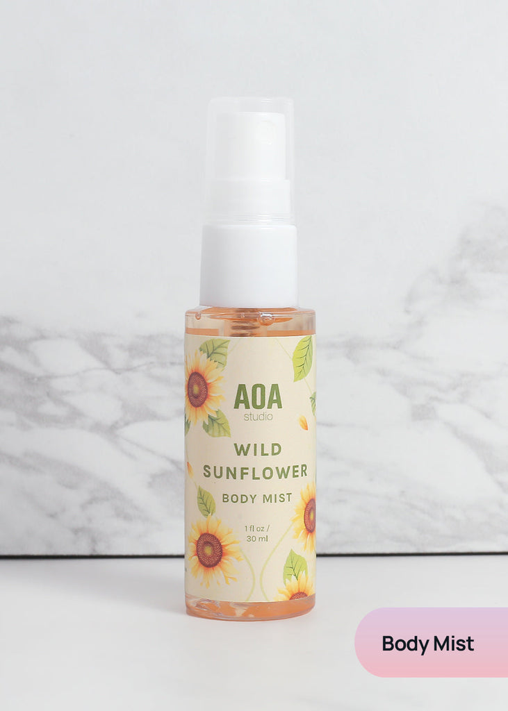 AOA Lotion, Shower Gel & Body Mist - Wild Sunflower Body Mist Skincare - Shop Miss A