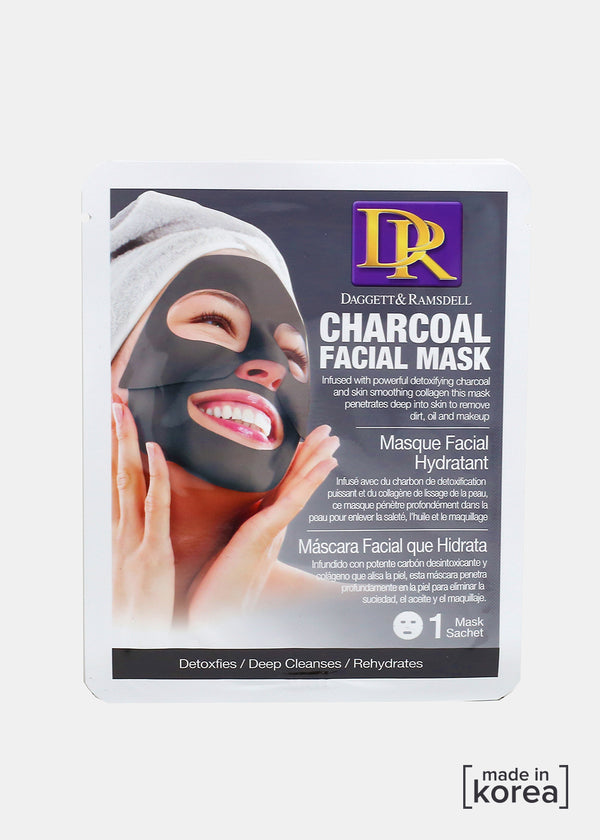 D&R Facial Sheet Mask- Charcoal  COSMETICS - Shop Miss A