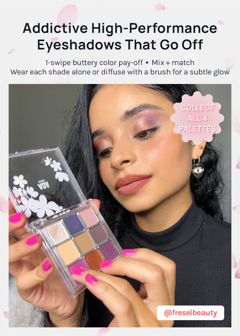 AOA Cherry Blossom 9-Color Eyeshadow Palettes – Shop Miss A