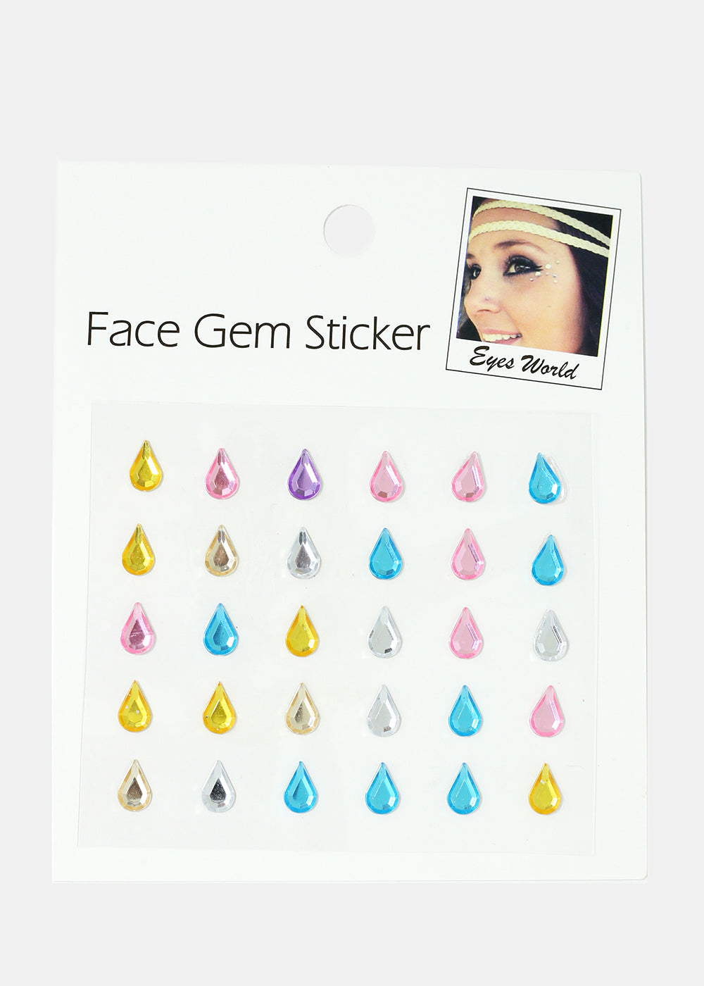 Rhinestone Face Gem Stickers – Shop Miss A