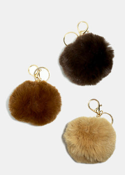 Fuzzy Pom Pom Keychain  ACCESSORIES - Shop Miss A