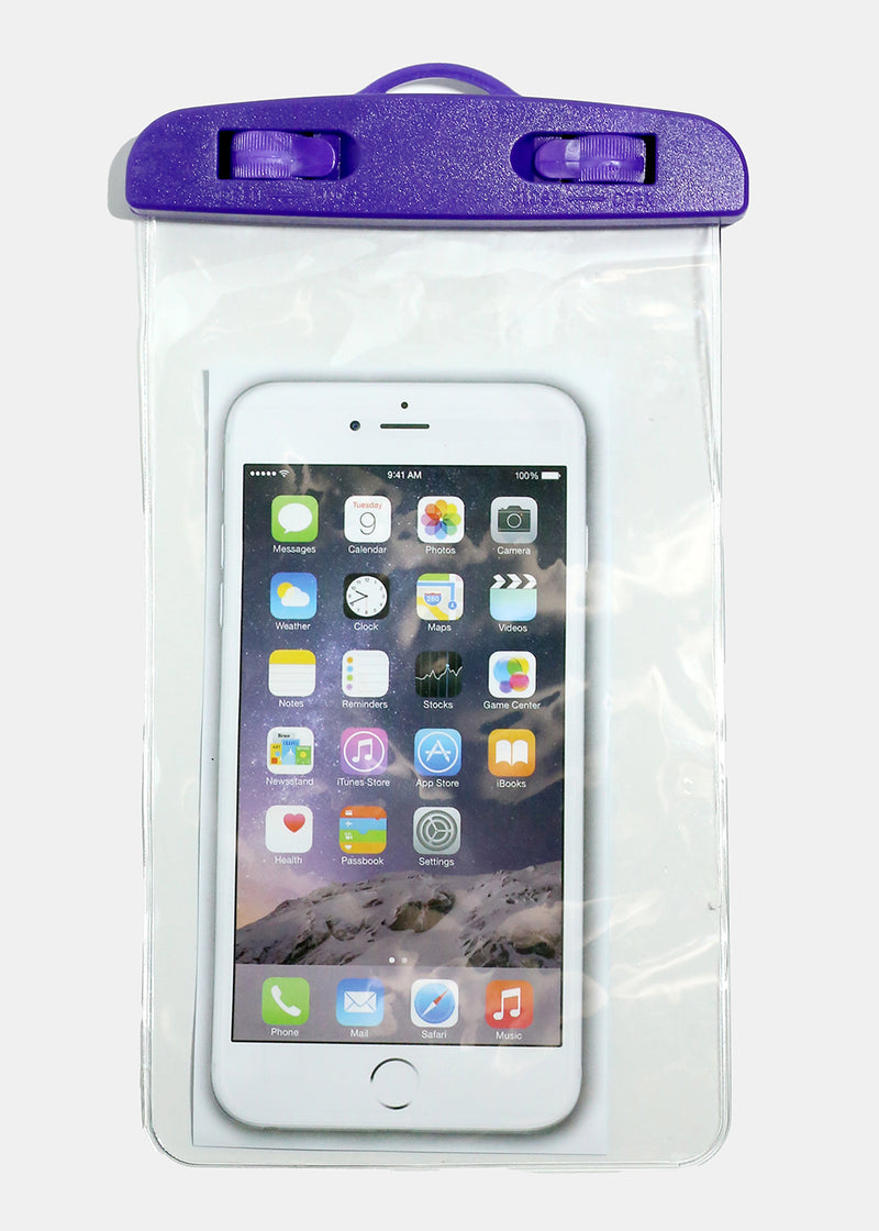 Waterproof Phone Pouch Purple ACCESSORIES - Shop Miss A
