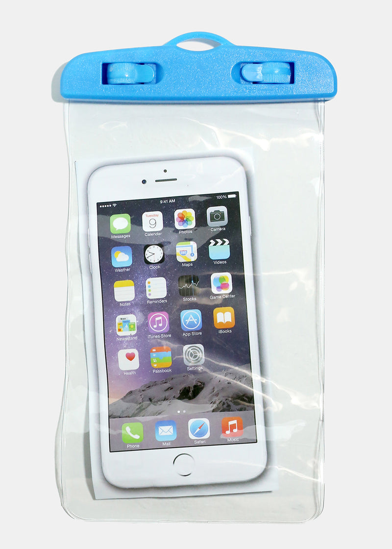 Waterproof Phone Pouch Blue ACCESSORIES - Shop Miss A
