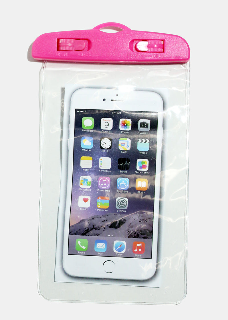 Waterproof Phone Pouch Pink ACCESSORIES - Shop Miss A