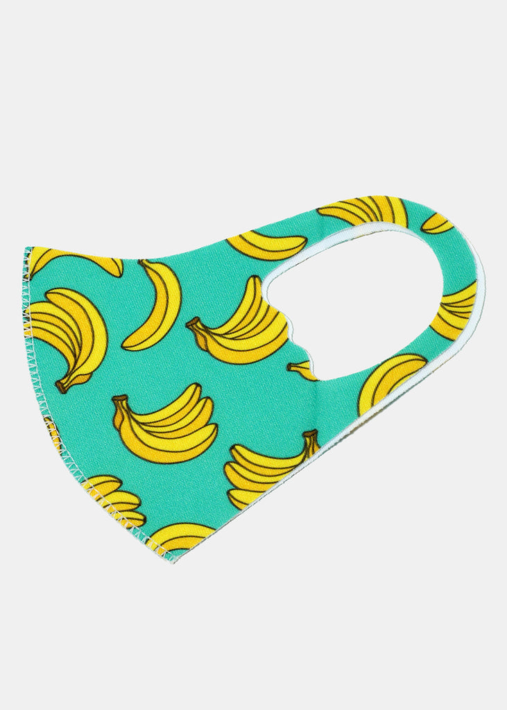 Fruity Print Kid's Face Mask Green ACCESSORIES - Shop Miss A