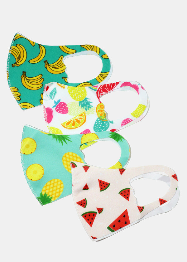 Fruity Print Kid's Face Mask  ACCESSORIES - Shop Miss A