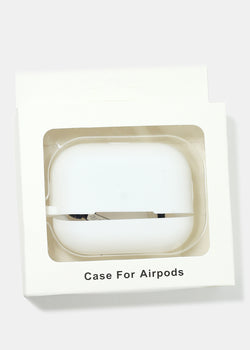 AirPods Pro Silicone Case White ACCESSORIES - Shop Miss A