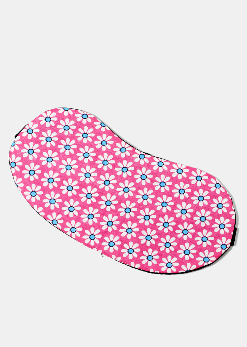 Flower Print Sleep Mask Pink ACCESSORIES - Shop Miss A