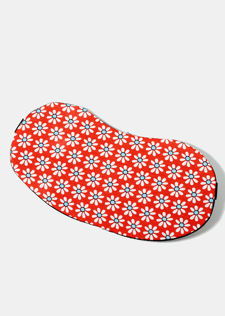 Flower Print Sleep Mask Red ACCESSORIES - Shop Miss A