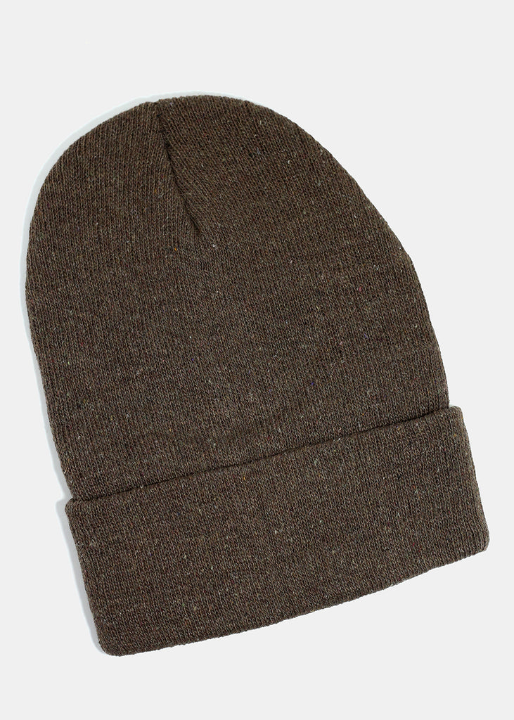 Solid Color Beanie Grey ACCESSORIES - Shop Miss A
